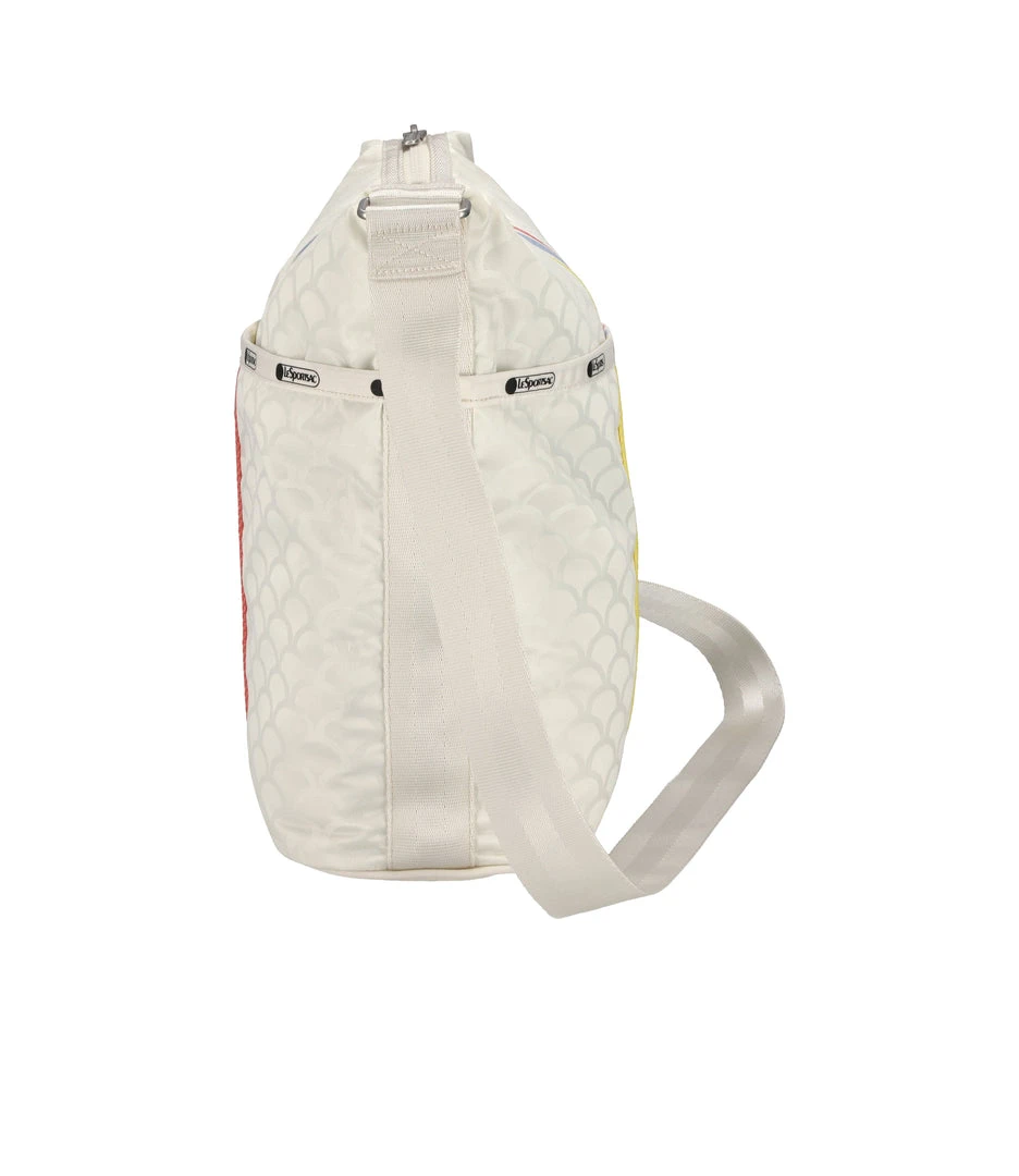 LeSportsac AEC Striped Zip Bucket Bag 5 LeSportsac AEC Striped Zip Bucket Bag